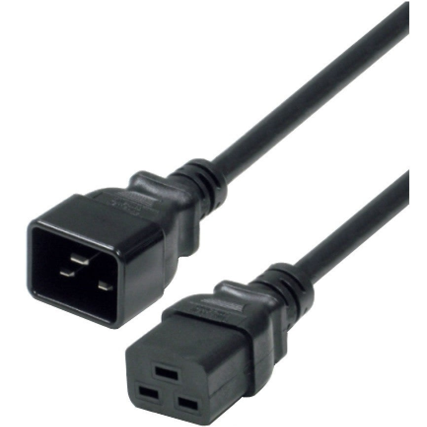 Power Extension Cord 2.5m IEC320-C19 - C20, 200V - 240V