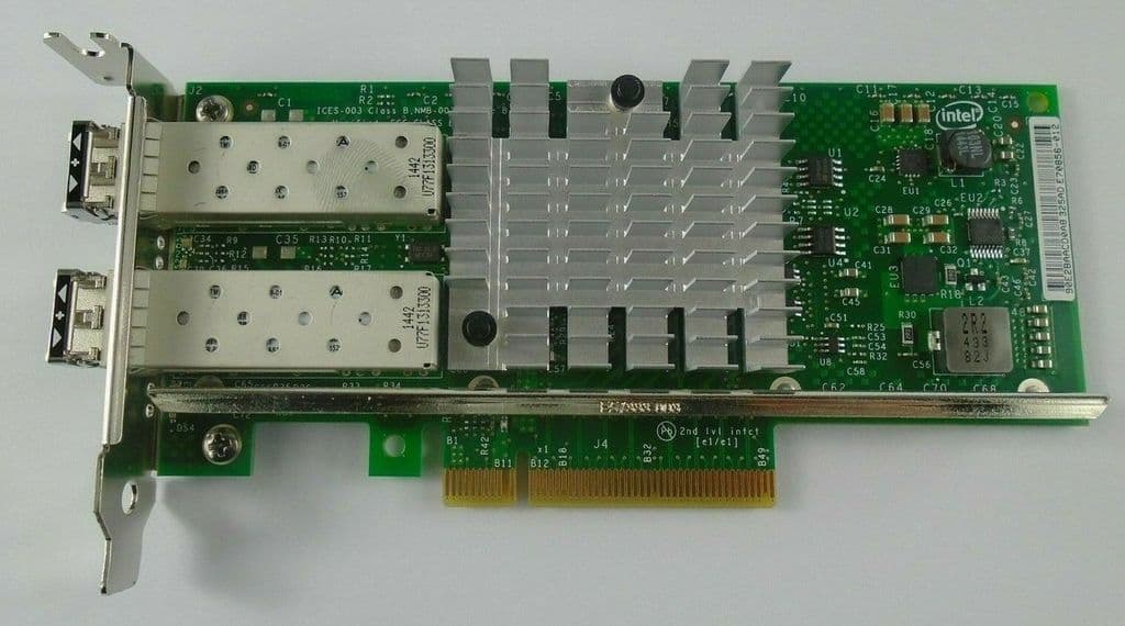 10Gb/s Dual Port PCI-e x8 Half Height SFP Oracle SUN P/N: 7051223