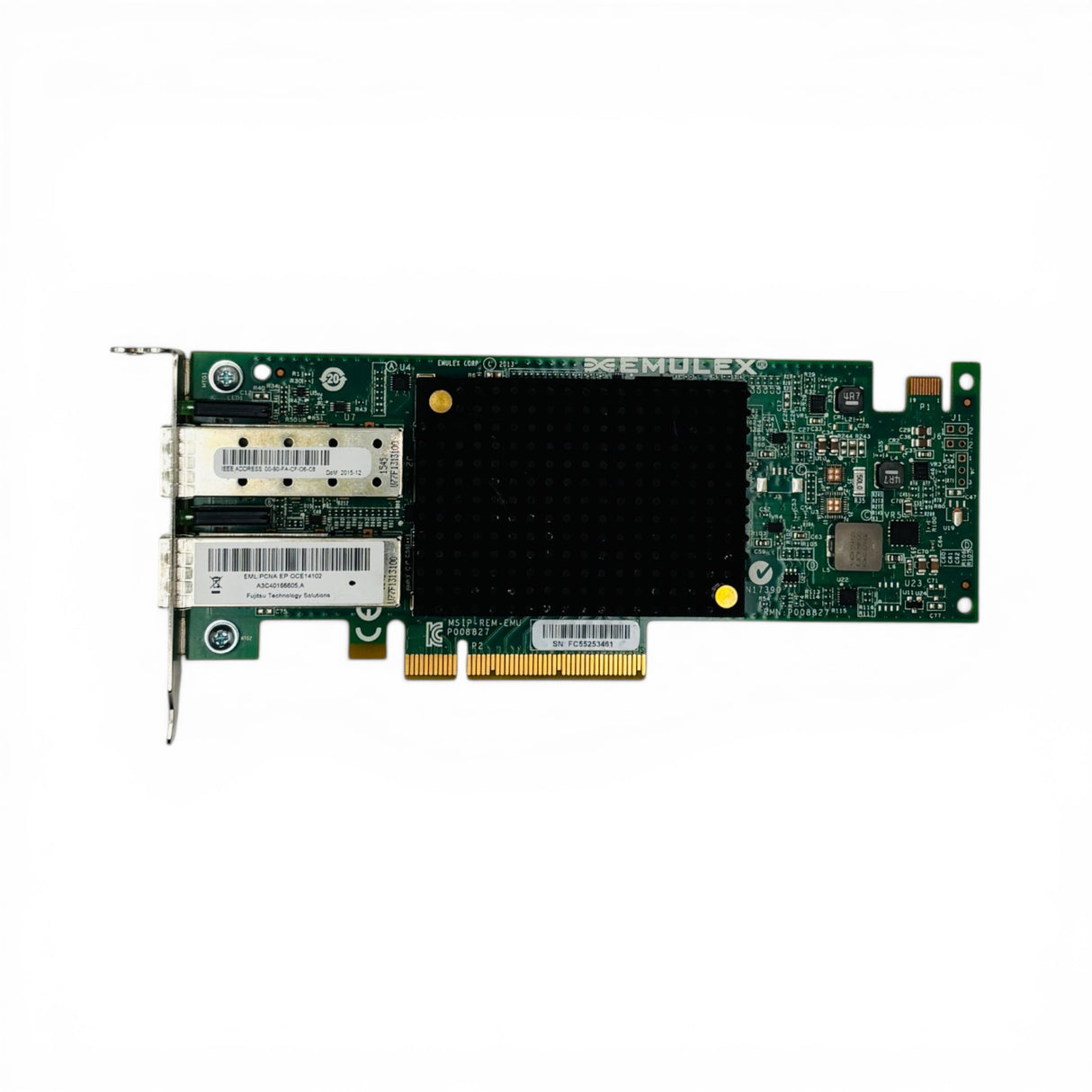 Fujitsu - 10Gbps 2-Port PCIe OCE14102-FX-F Emulex Adapter, P/N: 38042369