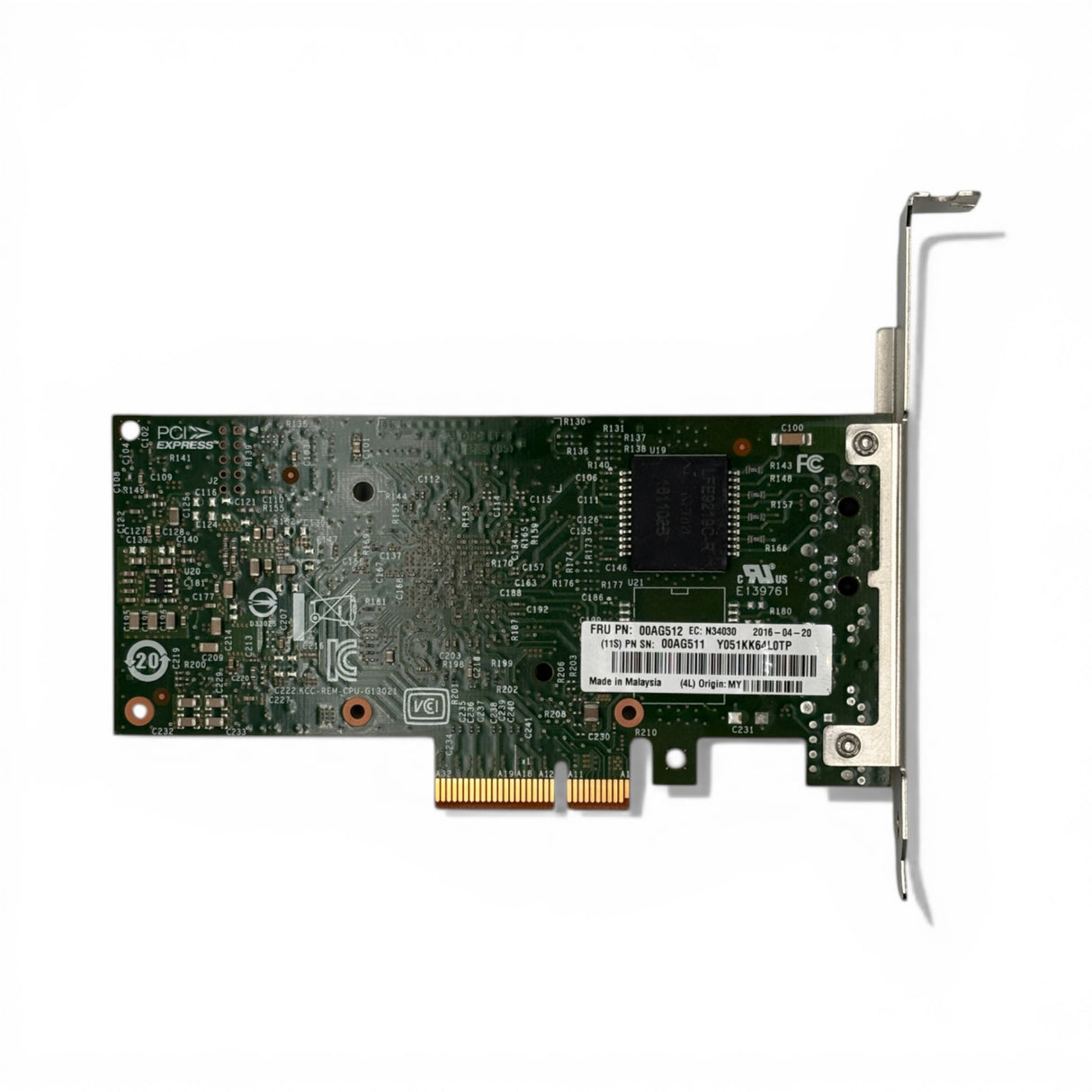 LENOVO - Intel I350-T2 2x 1Gb/s BaseT Adapter - Full Profile , P/N: 00AG512