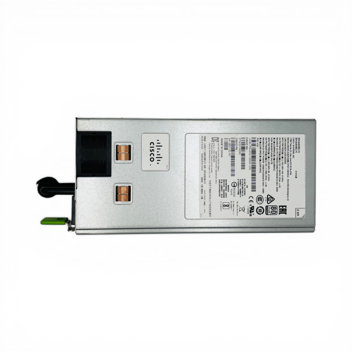 Cisco 1200W Hot-Swap 80 Plus Platinum P/N: UCSC-PSU2V2-1200W