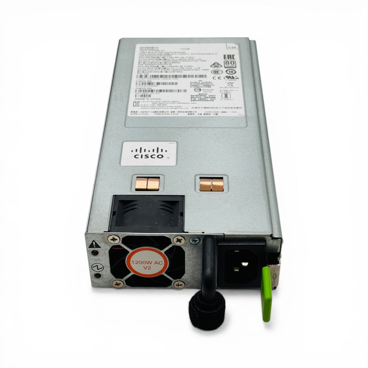 Cisco 1200W Hot-Swap 80 Plus Platinum P/N: UCSC-PSU2V2-1200W