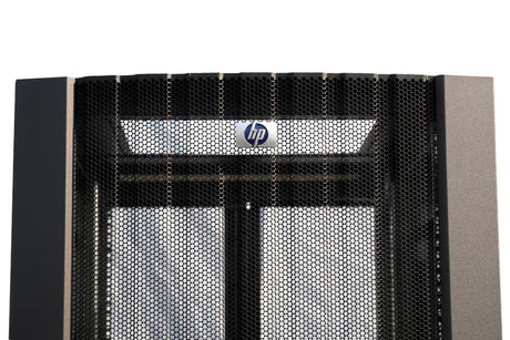 Perforated front door HP logo