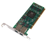 QLogic QLA4052C, Dual Port iSCSI Gigabit NIC PCI-x Full Profile P/N: IS0710407-02