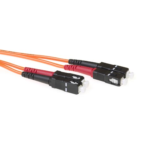 Glasfaser-Patchkabel SC/SC 62.5/125, 5 m, Orange, Teile-Nr.: 010-01-160017