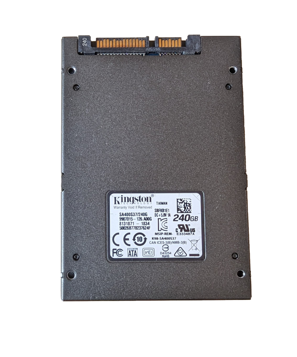 240GB SATA 2.5" SSD 6G Kingston A400 P/N: SA400S37/240G