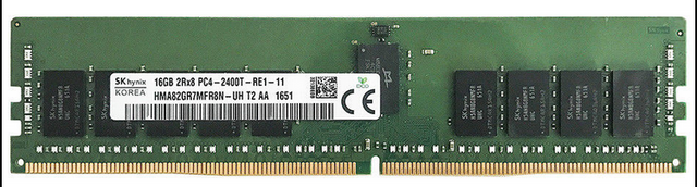  16GB 2Rx8 PC4-2400T DDR4-2400 ECC, Hynix [P/N: HMA82GR7MFR8N-UH]