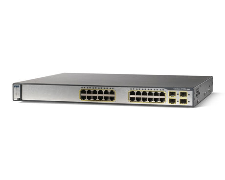 Cisco Catalyst Switch 24P 4x SFP Port Layer 3 WS-C3750G-24TS-S1U-V02